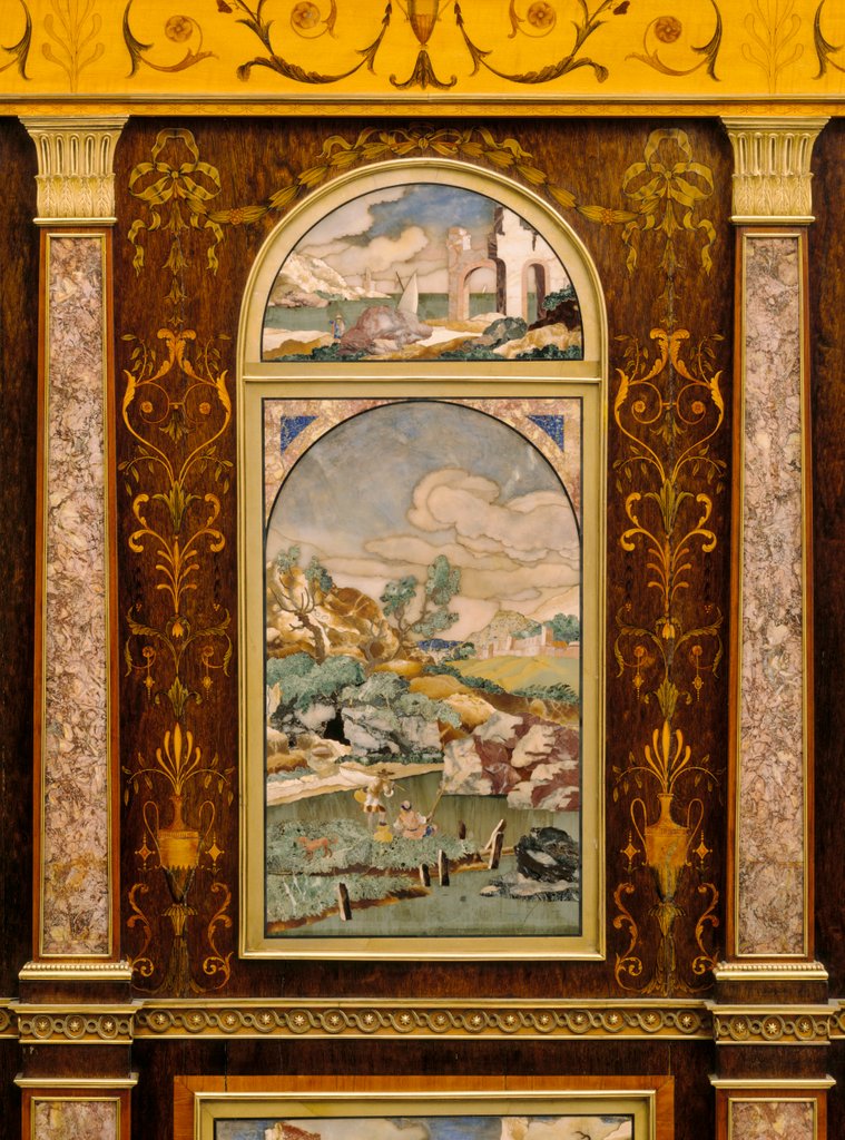 Detail of The Kimbolton Cabinet by Robert Adam