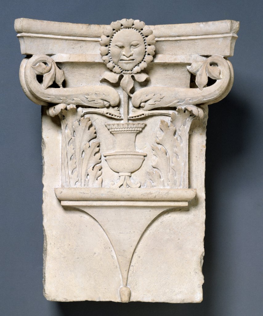 Detail of Capital by Francesco di Giorgio Martini