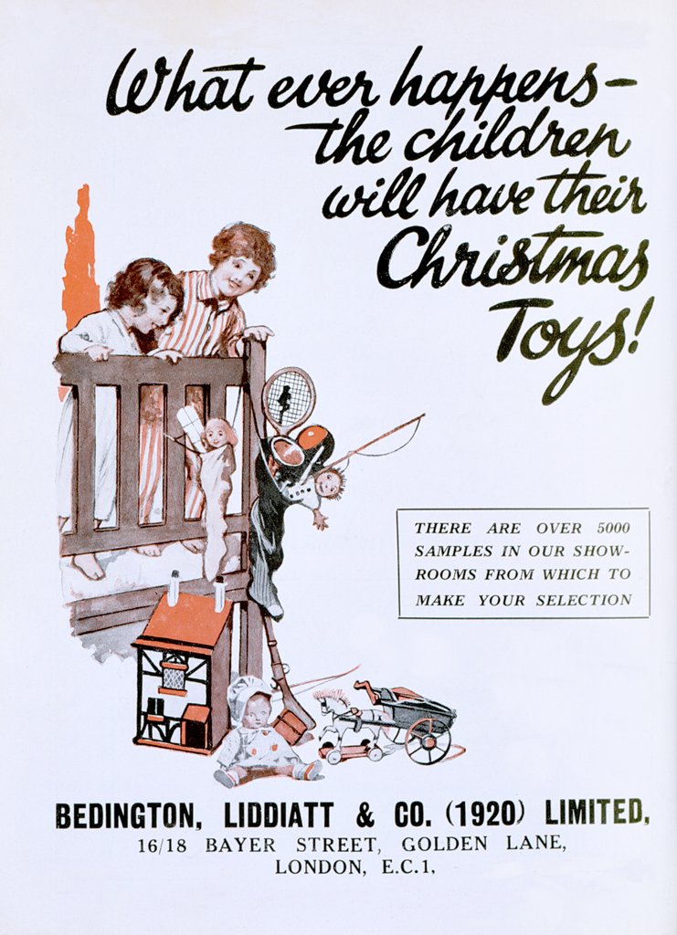 Detail of What ever happens the children will have their Christmas toys by Anonymous