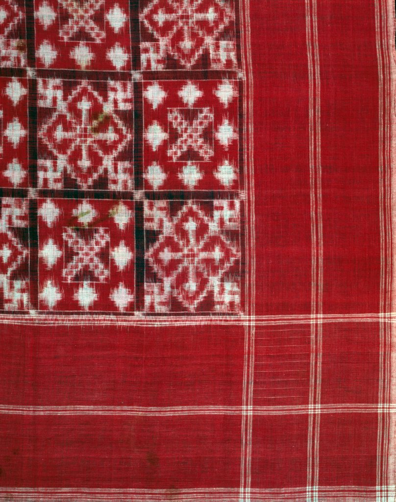 Detail of Handkerchief, detail. Andhra Pradesh, India, mid-20th century by Unknown