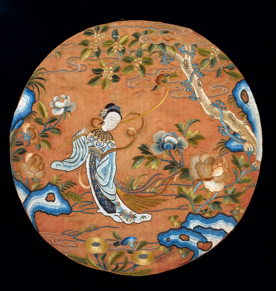 Detail of Roundel. China, 19th century by Unknown