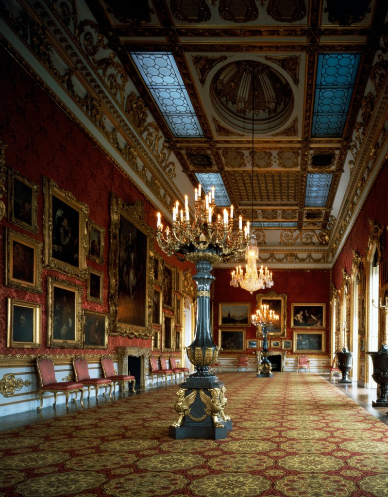 Detail of Waterloo Gallery, Apsley House. London, England, 1996 by Anonymous