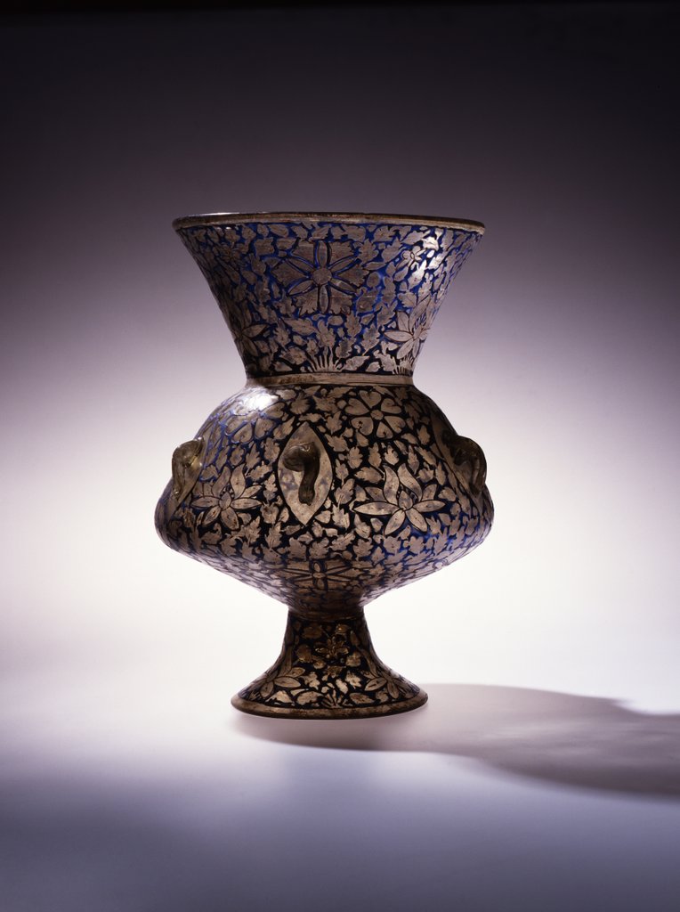 Detail of Mosque lamp. Egypt, 14th century by Unknown
