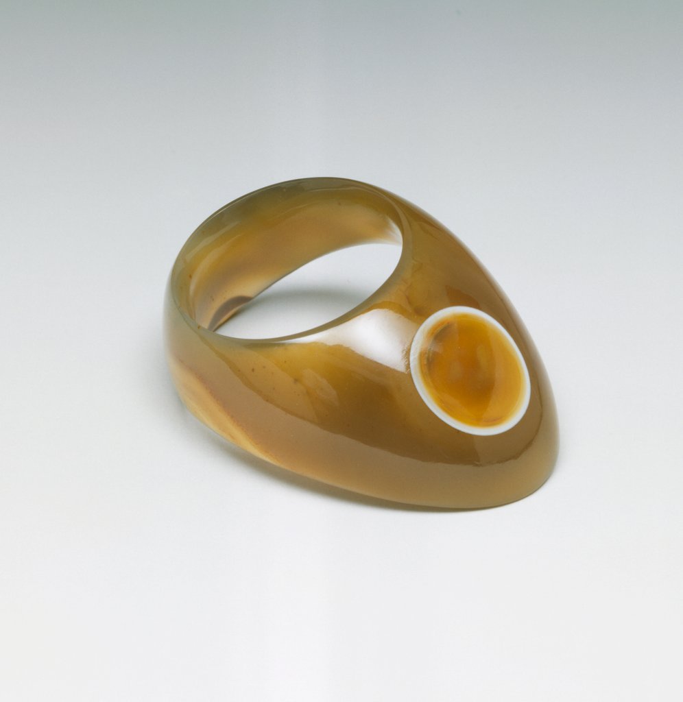 Detail of Thumb ring. Pakistan, 17th century by Unknown
