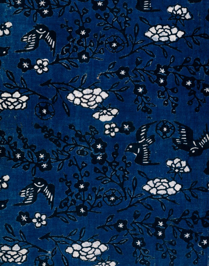 Detail of Bingata cloth. Ryukyu Islands, Japan, 19th century by Unknown