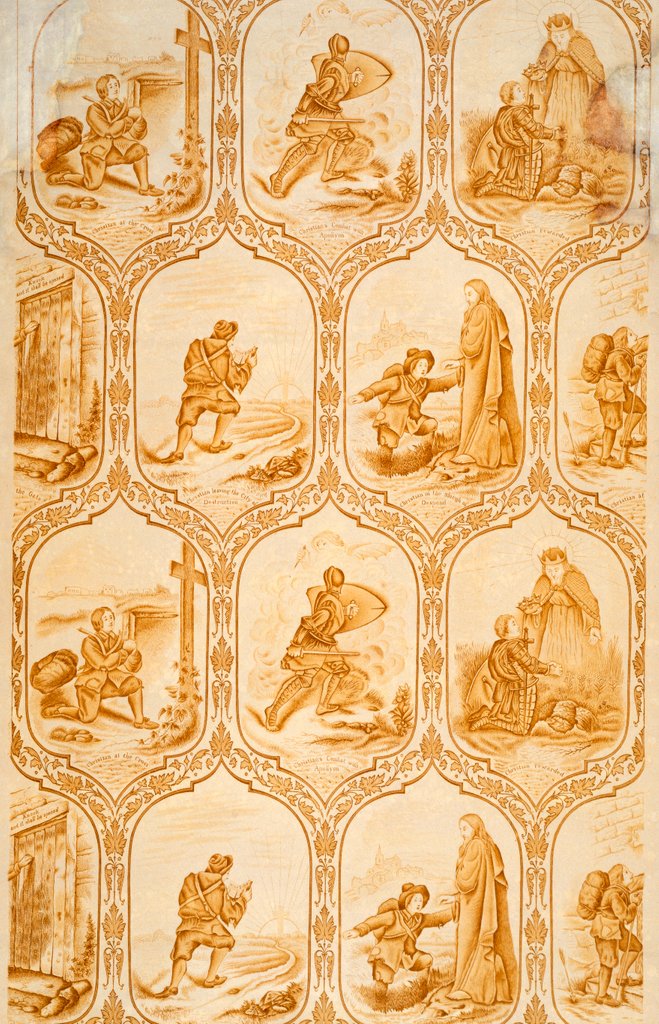Detail of Nursery wallpaper by Unknown