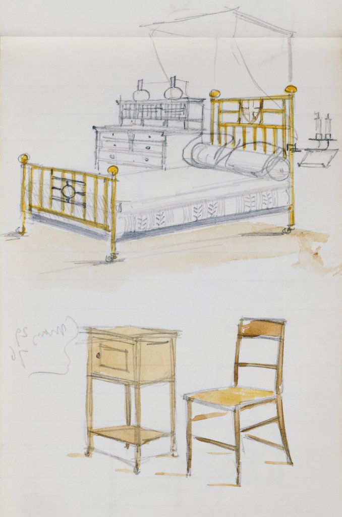 Detail of Bed by Anonymous