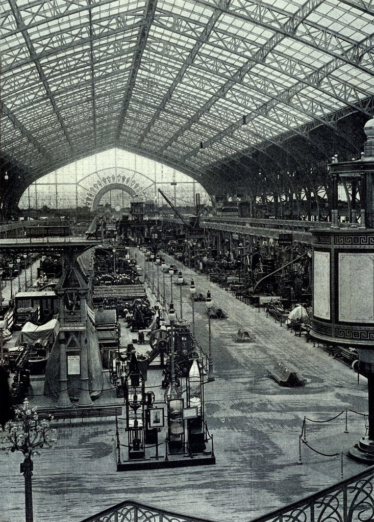 Detail of The Gallery of Machinery at the Figaro Exposition by Anonymous