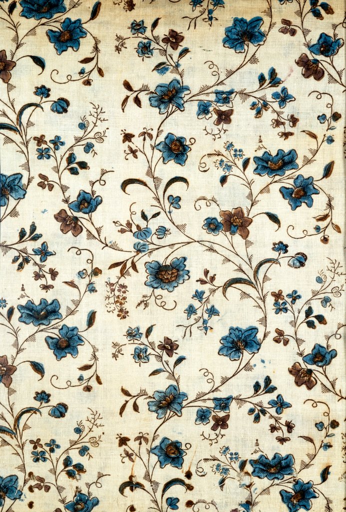 Detail of Textile design. England, late 18th century by Unknown