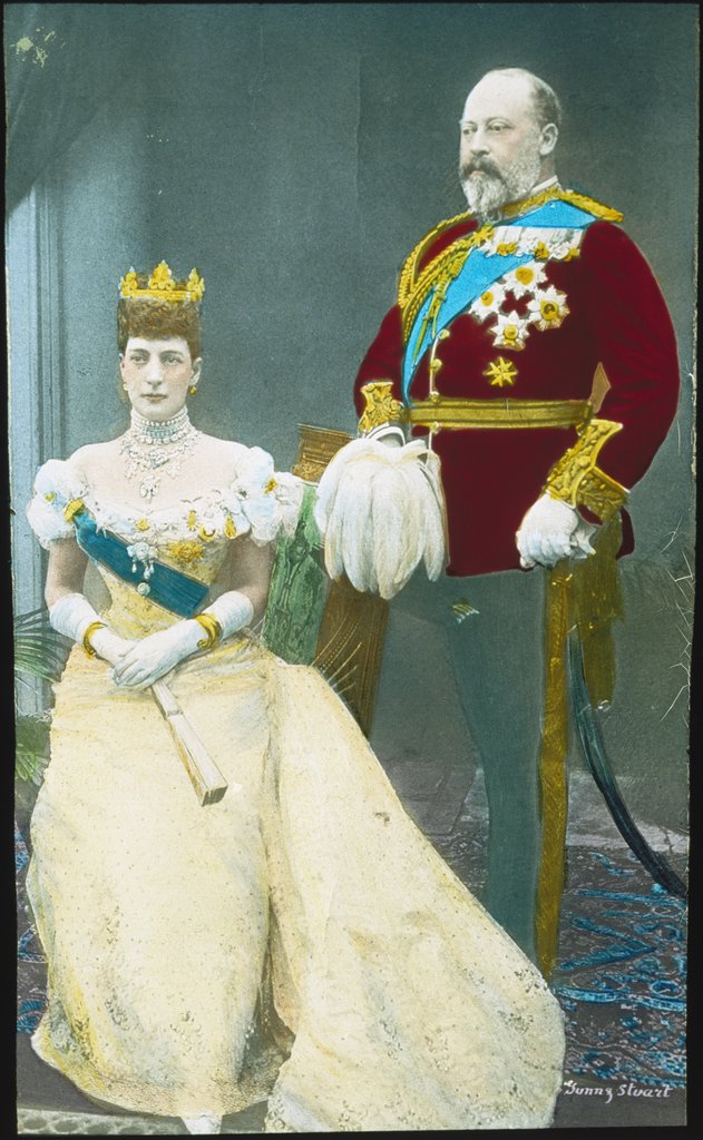 Detail of Queen Alexandra and King Edward VII by Unknown