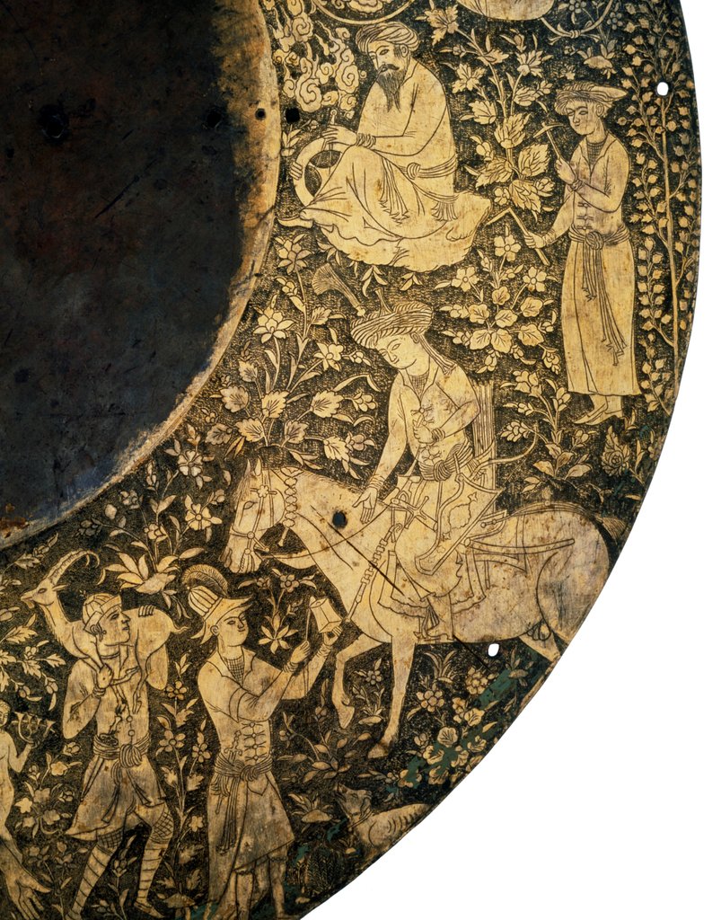 Detail of Astronomical disc. Persia, c. 1642-1666 by Unknown
