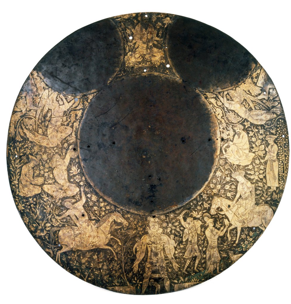 Detail of Astronomical disc. Persia, c.1642-1666 by Unknown