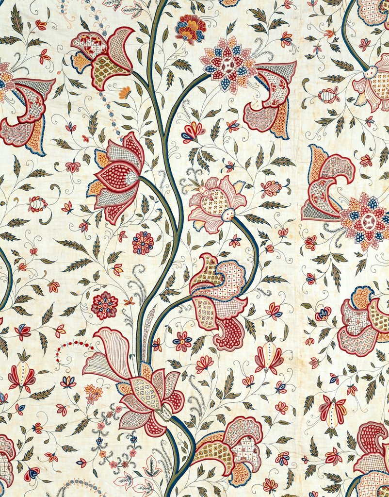Detail of Textile design. Gujarat, India, 18th century by Unknown