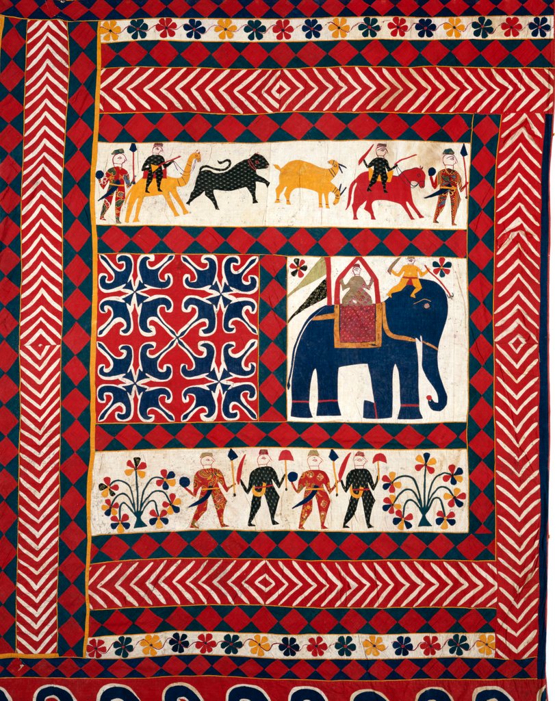 Detail of Wall Hanging. Saurashtra, India, 20th century by Anonymous