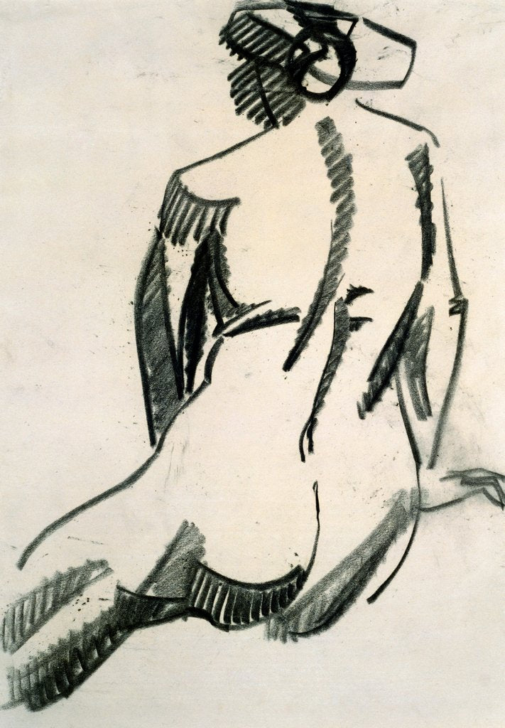 Detail of Female Nude by Henri Gaudier-Brzeska