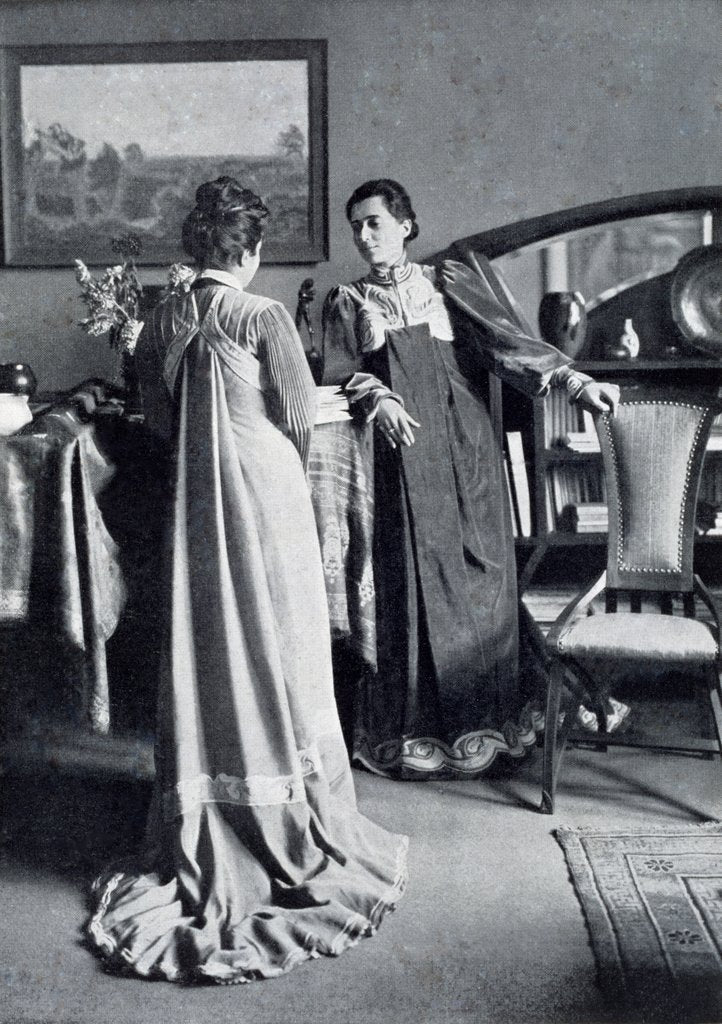 Detail of Woman's reform dresses, designed by Professor Henry van de Velde by Professor Henry van de Velde