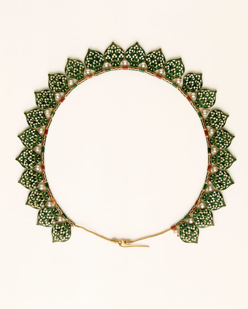 Detail of Necklace in indian style by Robert Phillips
