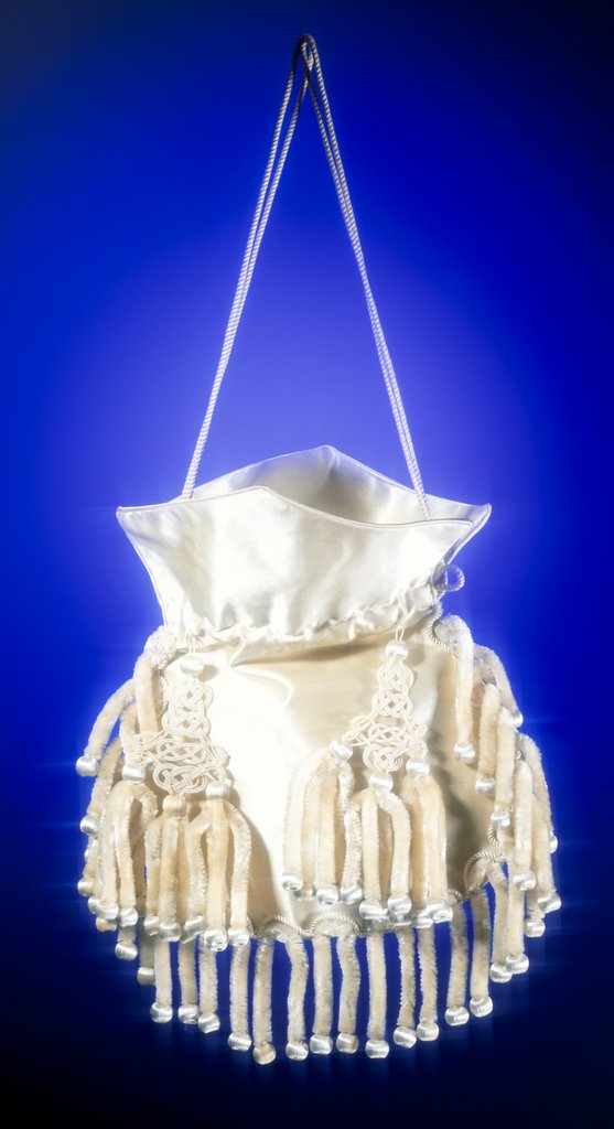Detail of Drawstring bag. England, mid-19th century by Unknown