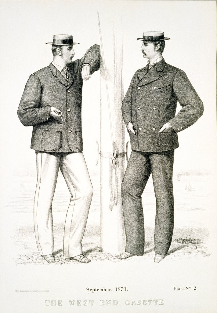 Detail of Fashion plate by Unknown