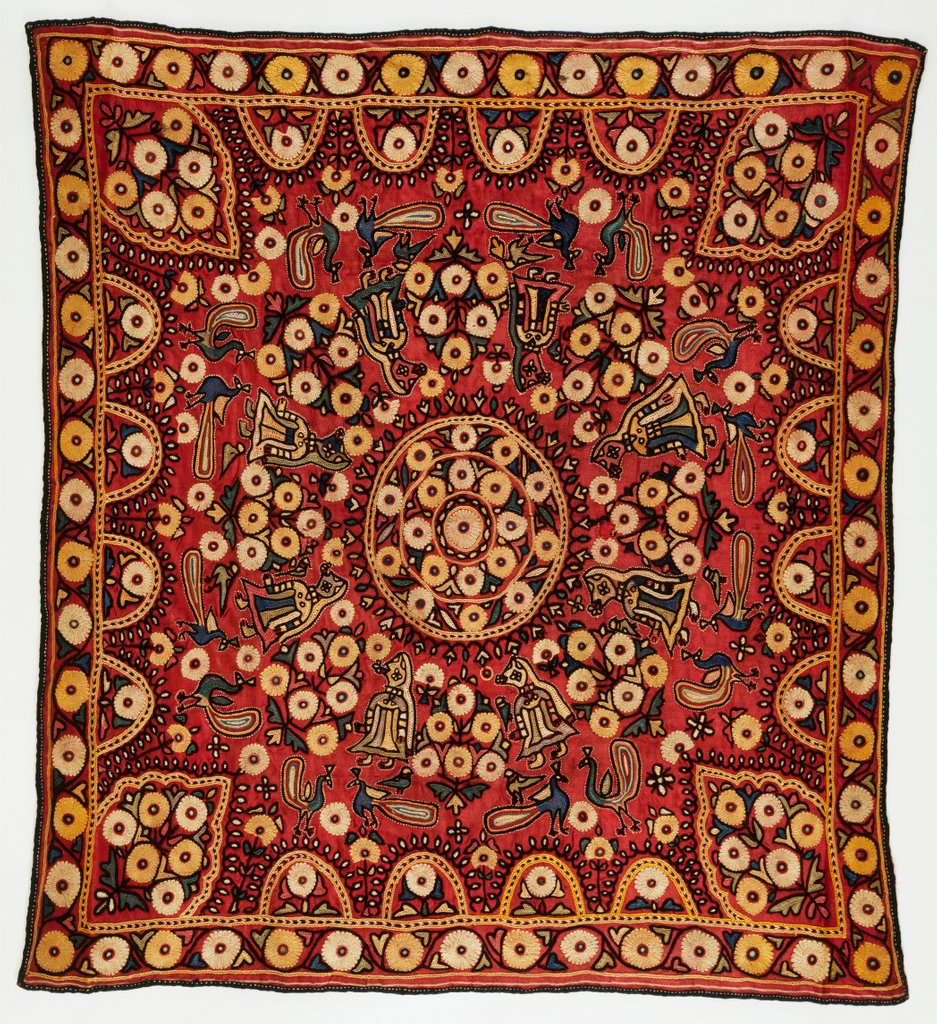 Detail of Wall-hanging or Chakla by Unknown