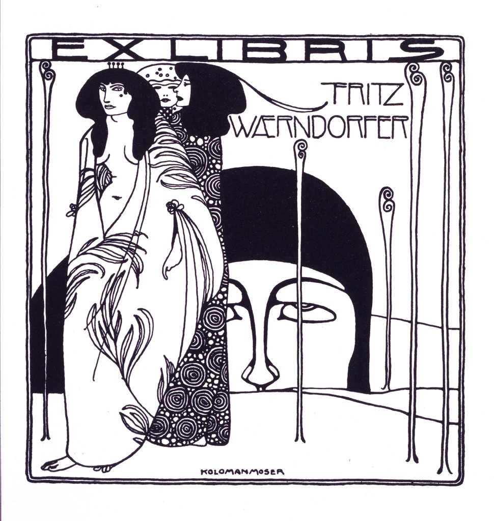 Detail of The Judgement of Paris by Koloman Moser