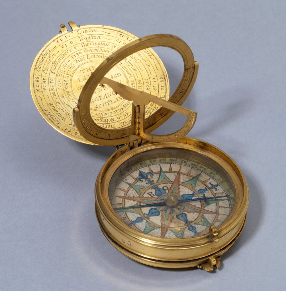 Detail of Compass by Elias Allen