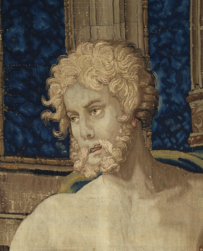 Detail of Neptune and Cupid Plead for the Lovers, detail by Mortlake Tapestry Factory