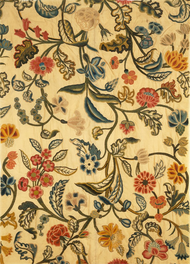 Detail of Curtain. England, 18th century by Unknown