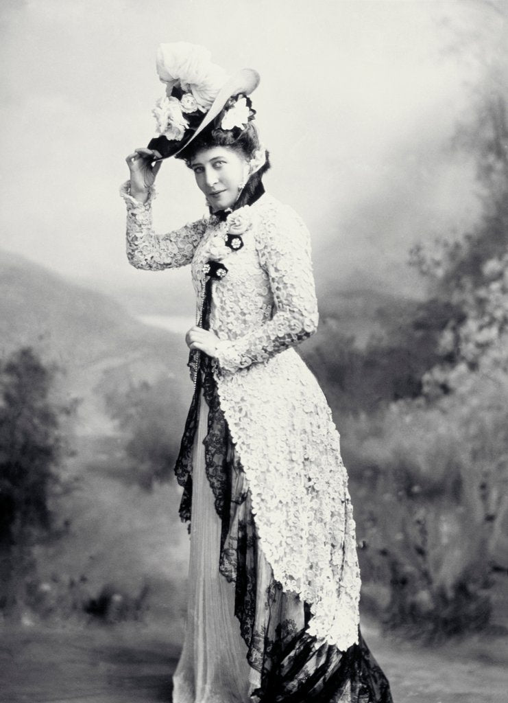 Detail of Lily Langtry by Lafayette Portrait Studios