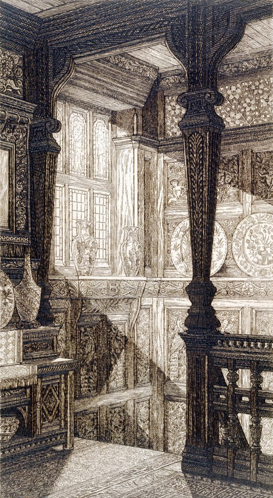 Detail of Landing and top of stairs by Anonymous