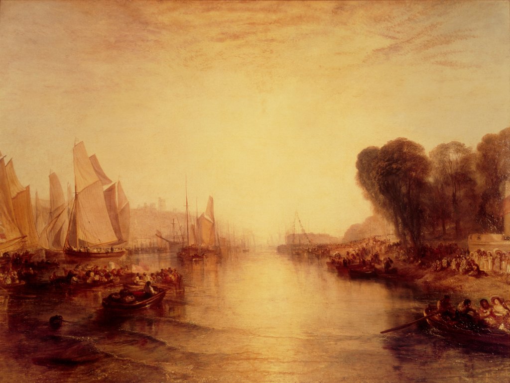 Detail of East Cowes Castle by Joseph Mallord William Turner
