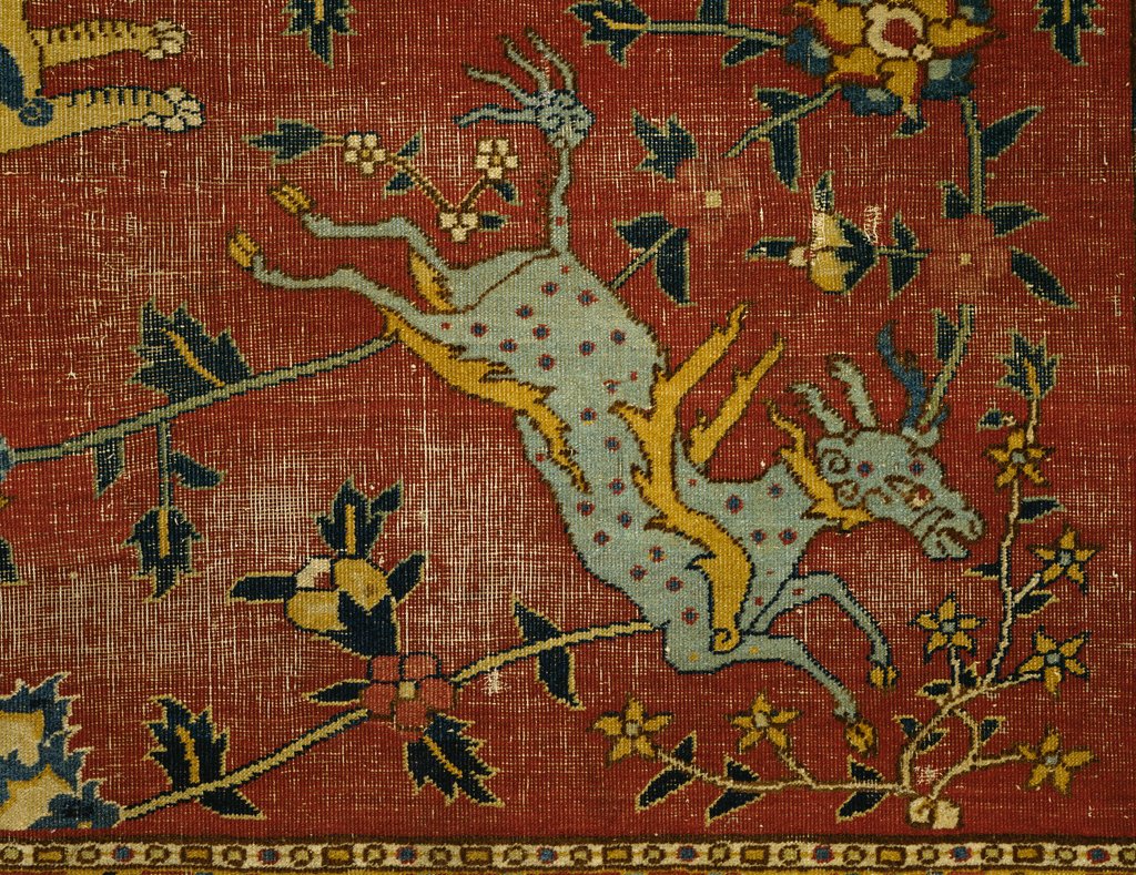 Detail of The Fremlin Carpet, detail. India, 17th century by Unknown