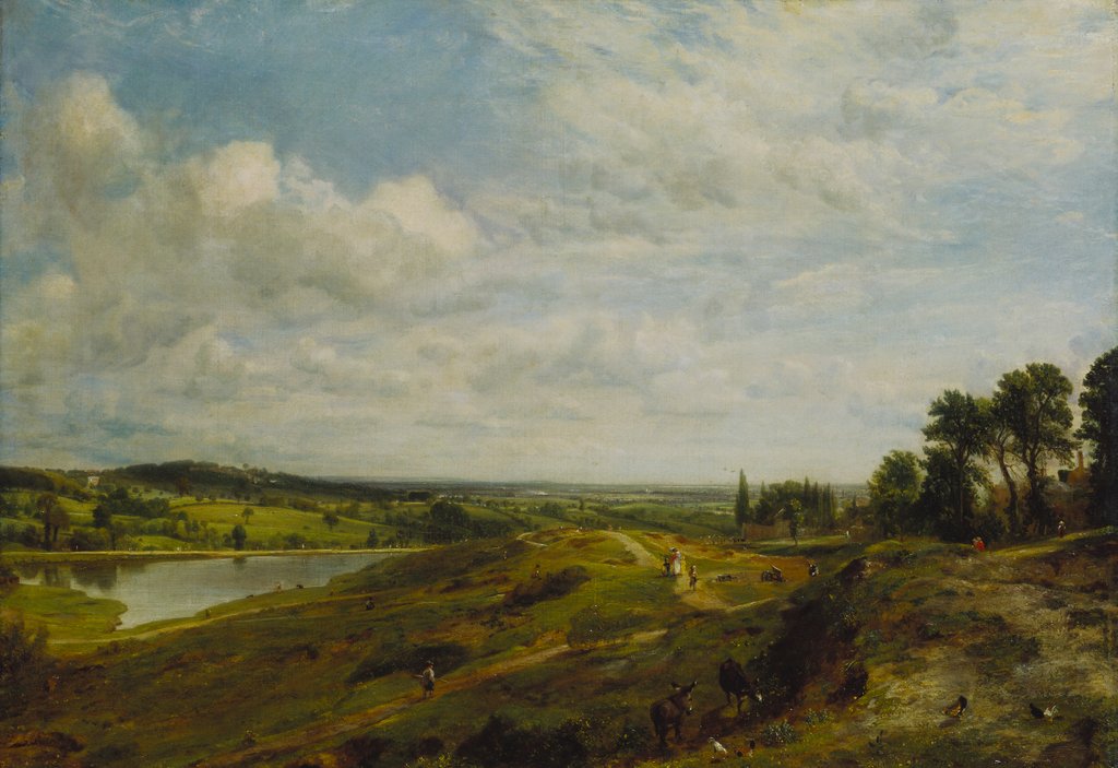 Detail of Hampstead Heath by John Constable
