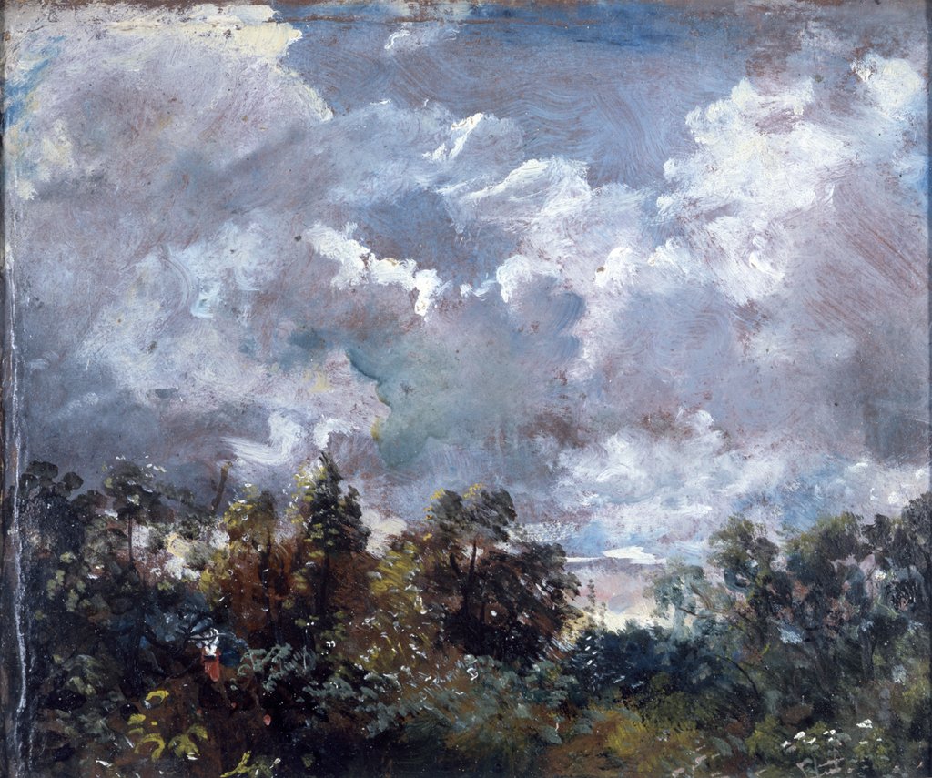 Detail of Study of Sky and Trees by John Constable