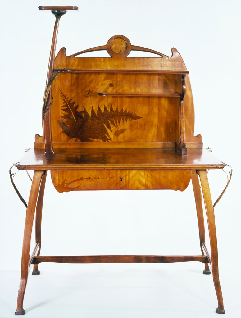 Detail of Writing Desk by Léon Benouville