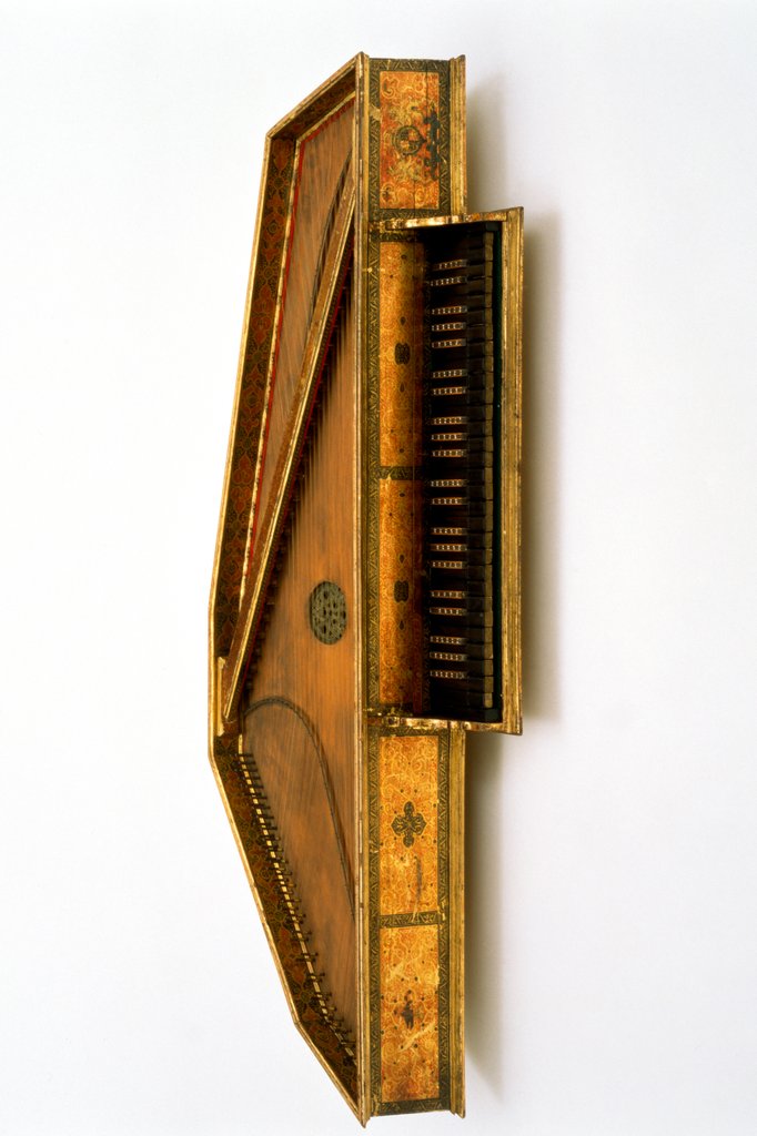 Detail of Virginal. Italy, late 16th century by Giovanni Baffo