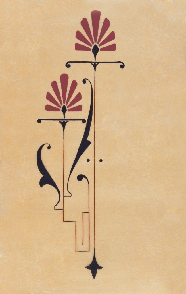 Detail of Design by Christopher Dresser. England, late 19th century by Christopher Dresser