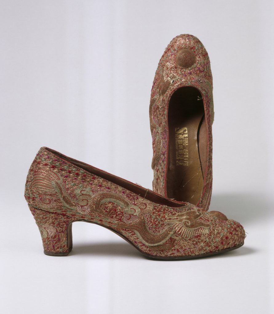 Detail of Bride's shoes by Unknown