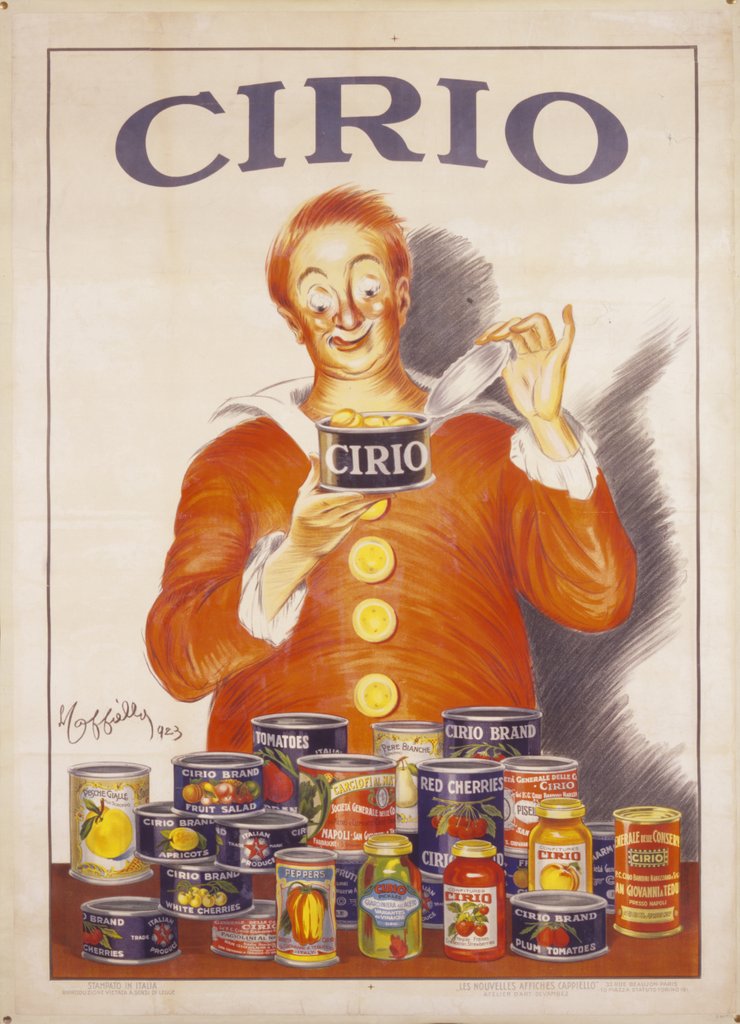 Detail of Cirio by Leonetto Cappiello