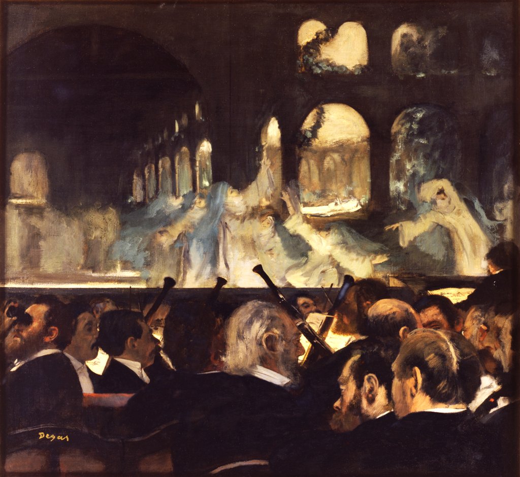 Detail of Ballet scene from Giacomo Meyerbeer`s Opera Roberto il Diavolo by Hilaire-Germain Edgar Degas