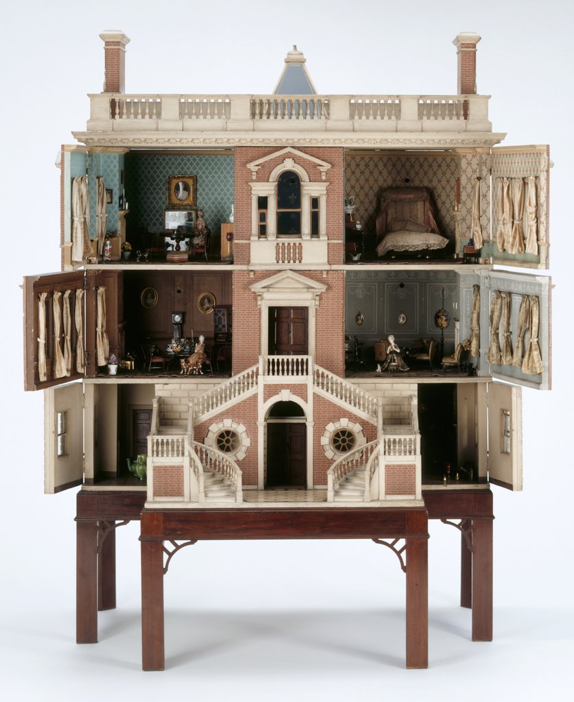 Detail of Doll's house by Anonymous