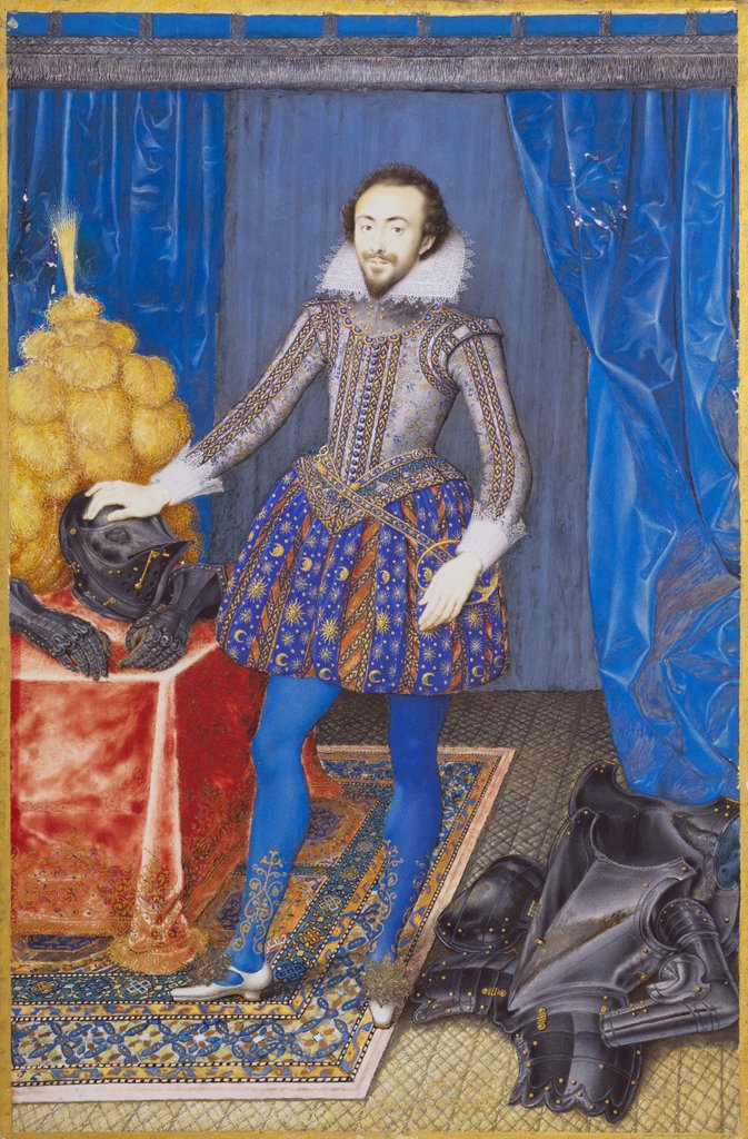 Detail of Richard Sackville, 3rd Earl of Dorset by Isaac Oliver