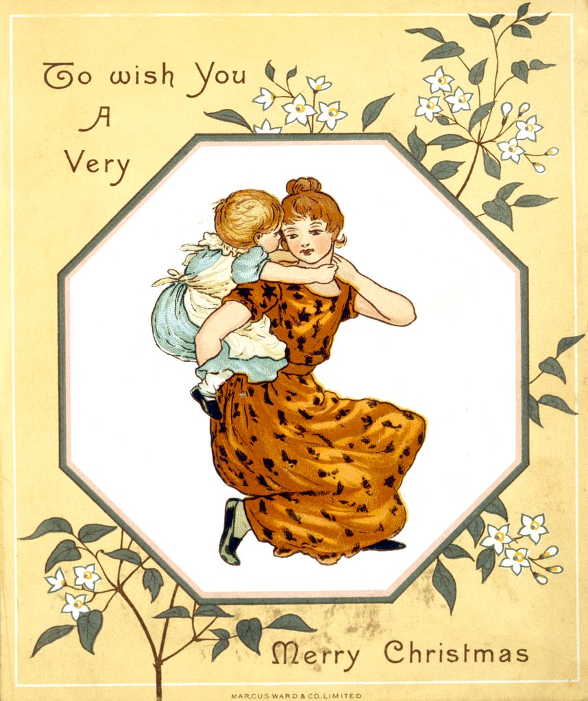 Detail of Christmas Card by Anonymous