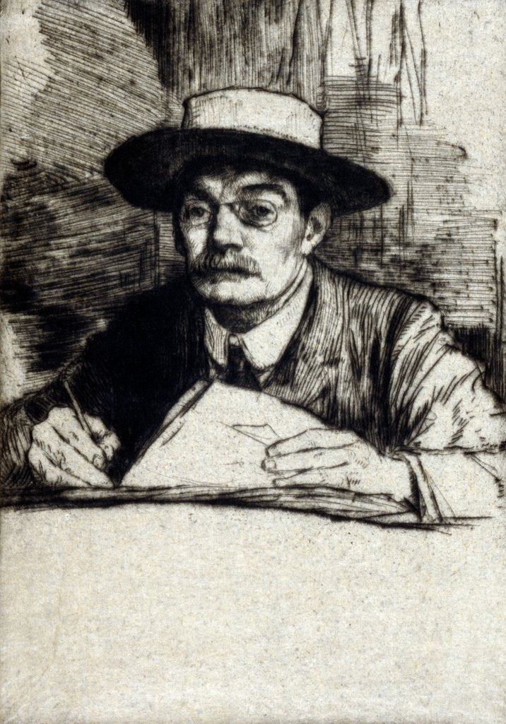 Detail of Self-portrait by William Strang
