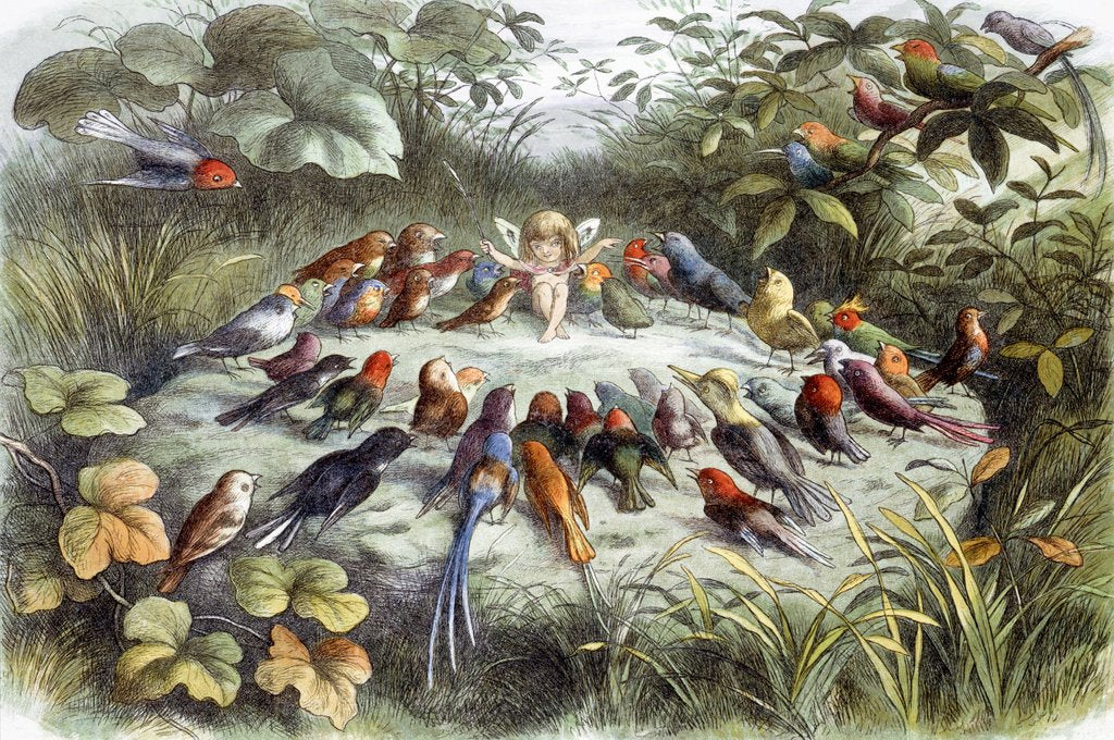 Detail of Rehearsal in Fairyland by Richard Doyle