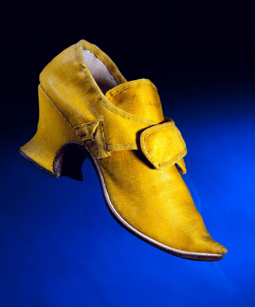 Detail of Woman's shoe. Britain, early 18th century by Unknown