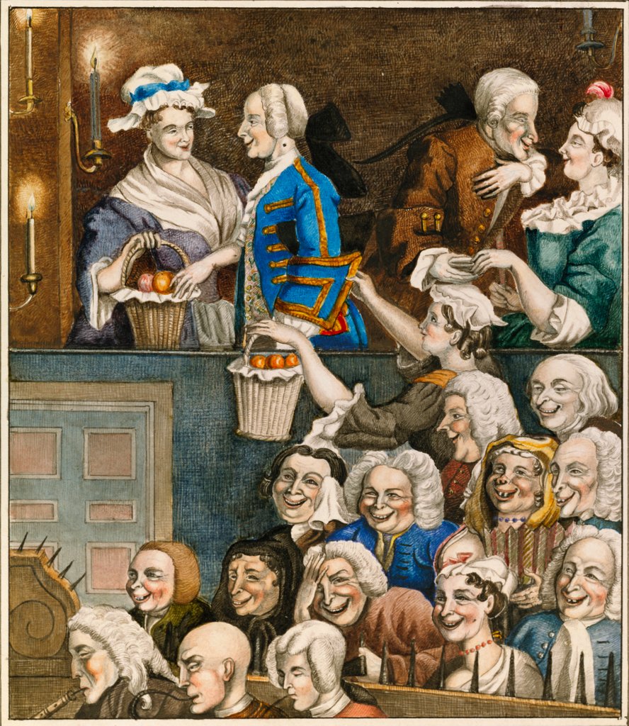 Detail of The Laughing Audience by William Hogarth