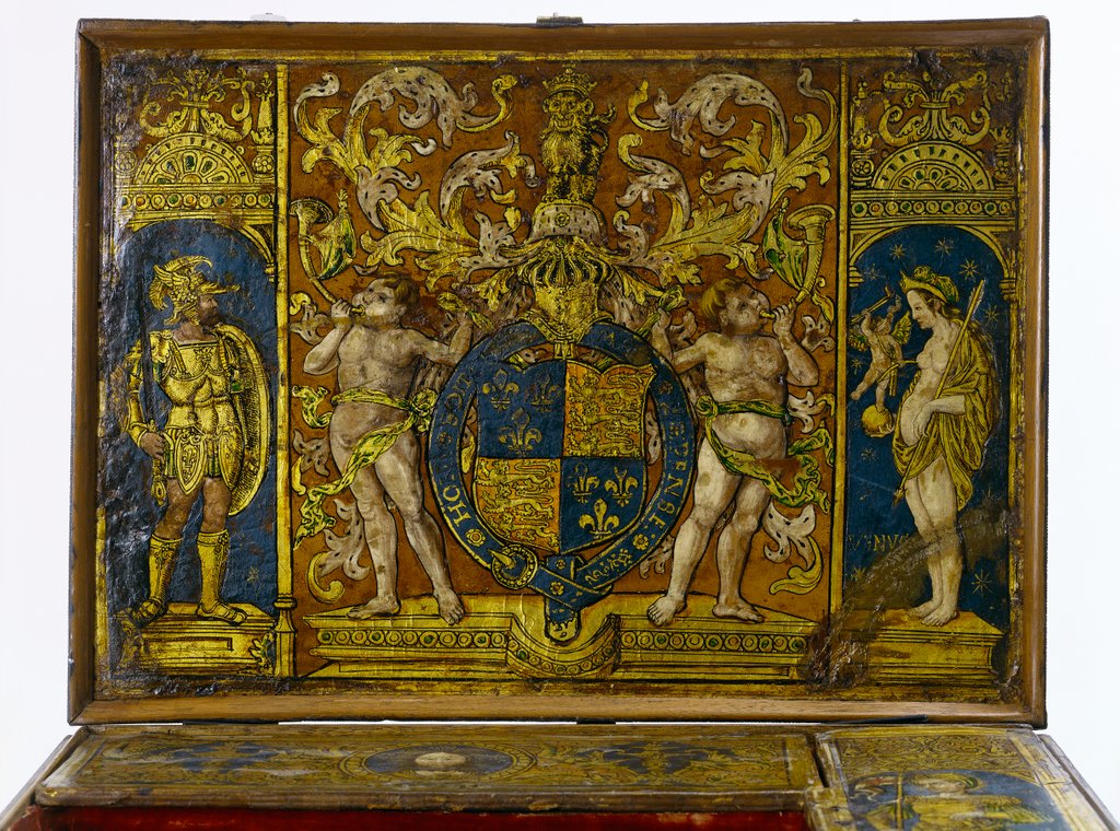 Detail of Writing Box or Table Desk by Anonymous