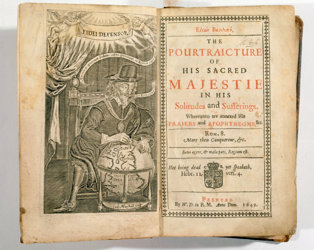 Detail of The Pourtraicture of His Sacred Majestie in his Solitudes and Sufferings by Anonymous