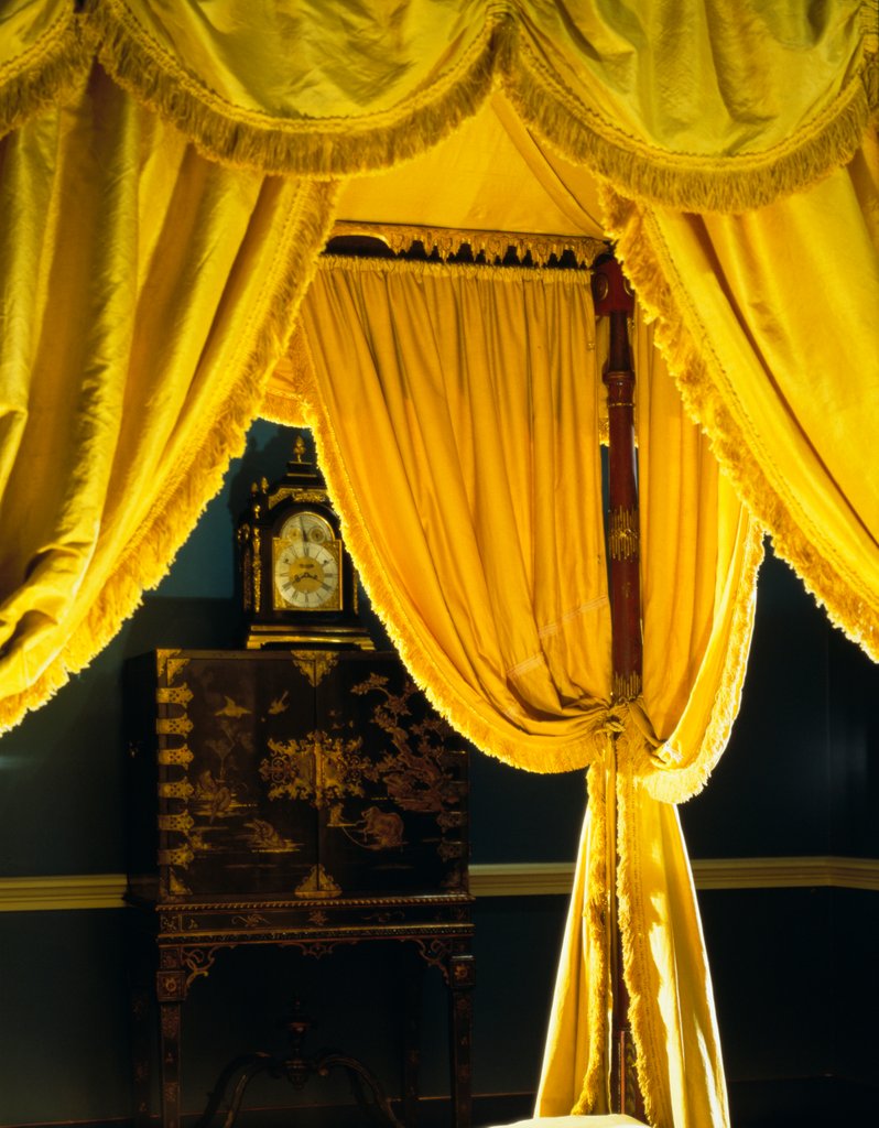 Detail of The Badminton Bed, detail. England, mid-18th century by John Linnell